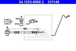 Przewód hamulcowy elastyczny ATE 24.1253-0060.3