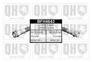 Przewód hamulcowy elastyczny QUINTON HAZELL BFH4643