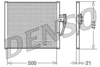 Chłodnica klimatyzacji DENSO DCN05005
