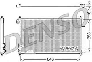 Chłodnica klimatyzacji DENSO DCN40009