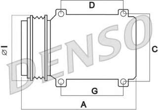 Kompresor klimatyzacji DENSO DCP09007