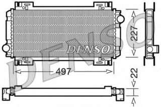 Chłodnica silnika DENSO DRM10032