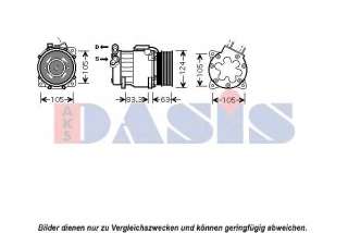 Kompresor klimatyzacji AKS DASIS 850103N