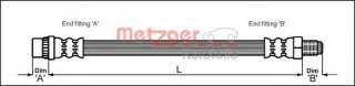 Przewód hamulcowy elastyczny METZGER 4111105