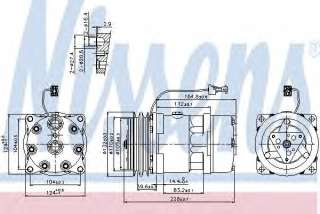 Kompresor klimatyzacji NISSENS 89141