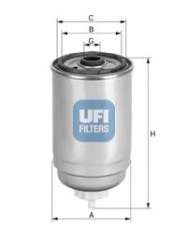 Filtr paliwa UFI 24.414.00