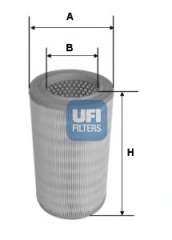 Filtr powietrza UFI 27.630.00