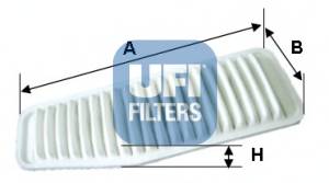 Filtr powietrza UFI 30.453.00