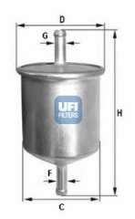 Filtr paliwa UFI 31.529.00