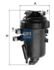 Filtr paliwa UFI 55.116.01