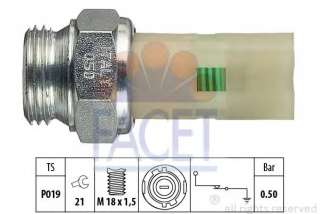 Czujnik ciśnienia oleju FACET 7.0075