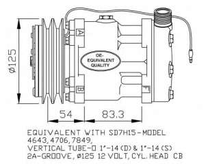 Kompresor klimatyzacji NRF 32130