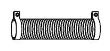 Rura metalowa harmonijkowa układu wydechowego DINEX 29182