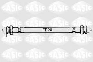 Przewód hamulcowy elastyczny SASIC 6600034