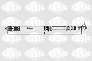 Przewód hamulcowy elastyczny SASIC 6606061