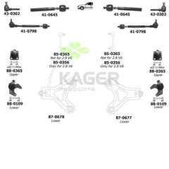 Zawieszenie koła KAGER 80-0273