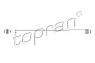 Przewód hamulcowy elastyczny TOPRAN 104 350