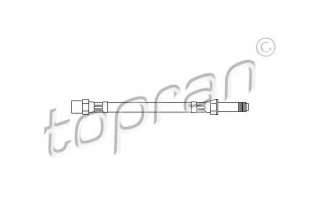 Przewód hamulcowy elastyczny TOPRAN 108 126