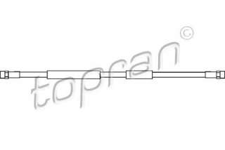 Przewód hamulcowy elastyczny TOPRAN 108 355