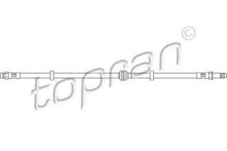 Przewód hamulcowy elastyczny TOPRAN 108 392