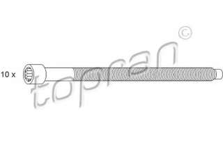 Zestaw śrub głowicy cylindrów TOPRAN 109 676