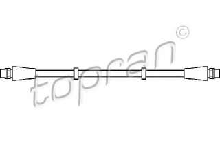 Przewód hamulcowy elastyczny TOPRAN 110 399