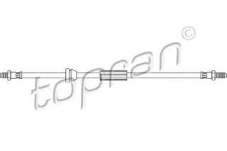 Przewód hamulcowy elastyczny TOPRAN 301 081