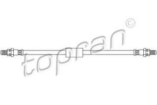 Przewód hamulcowy elastyczny TOPRAN 301 086