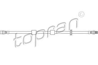 Przewód hamulcowy elastyczny TOPRAN 500 199