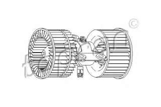 Silnik elektryczny dmuchawy TOPRAN 501 517