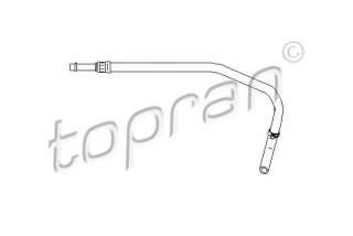 Przewód hydrauliczny układu wspomagania TOPRAN 501 734