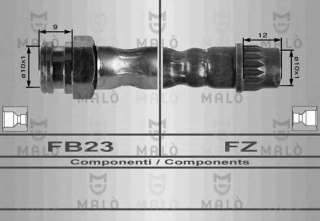 Przewód hamulcowy elastyczny MALO 80227