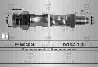 Przewód hamulcowy elastyczny MALO 8459