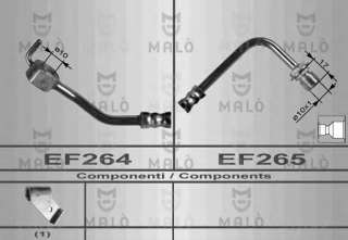 Przewód hamulcowy elastyczny MALO 8464
