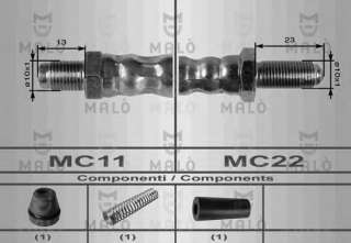 Przewód hamulcowy elastyczny MALO 8581