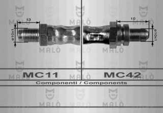 Przewód hamulcowy elastyczny MALO 8607