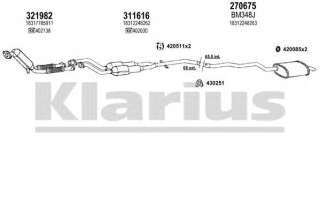 Układ wydechowy KLARIUS 060320E