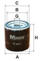 Filtr oleju MFILTER TF 6511
