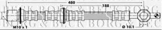 Przewód hamulcowy elastyczny BORG & BECK BBH6443