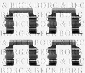 Zestaw montażowy klocków hamulcowych BORG & BECK BBK1099