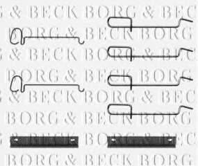 Zestaw montażowy klocków hamulcowych BORG & BECK BBK1131