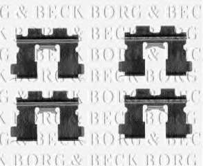 Zestaw montażowy klocków hamulcowych BORG & BECK BBK1149