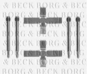 Zestaw montażowy klocków hamulcowych BORG & BECK BBK1193
