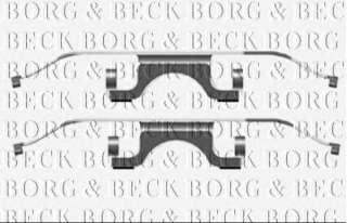 Zestaw montażowy klocków hamulcowych BORG & BECK BBK1492