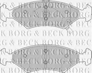 Klocki hamulcowe kpl. BORG & BECK BBP1865