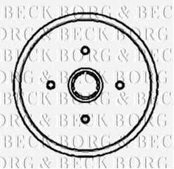 Bęben hamulcowy BORG & BECK BBR7002