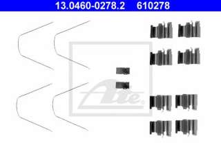 Zestaw montażowy klocków hamulcowych ATE 13.0460-0278.2