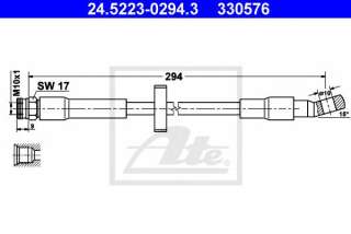 Przewód hamulcowy elastyczny ATE 24.5223-0294.3