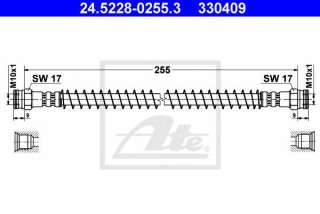 Przewód hamulcowy elastyczny ATE 24.5228-0255.3