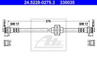 Przewód hamulcowy elastyczny ATE 24.5228-0275.3